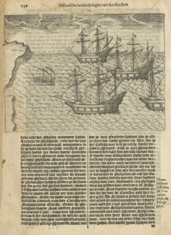 Dutch Voyages to Madagascar – Early Exploration Scene, Pontanus 1611