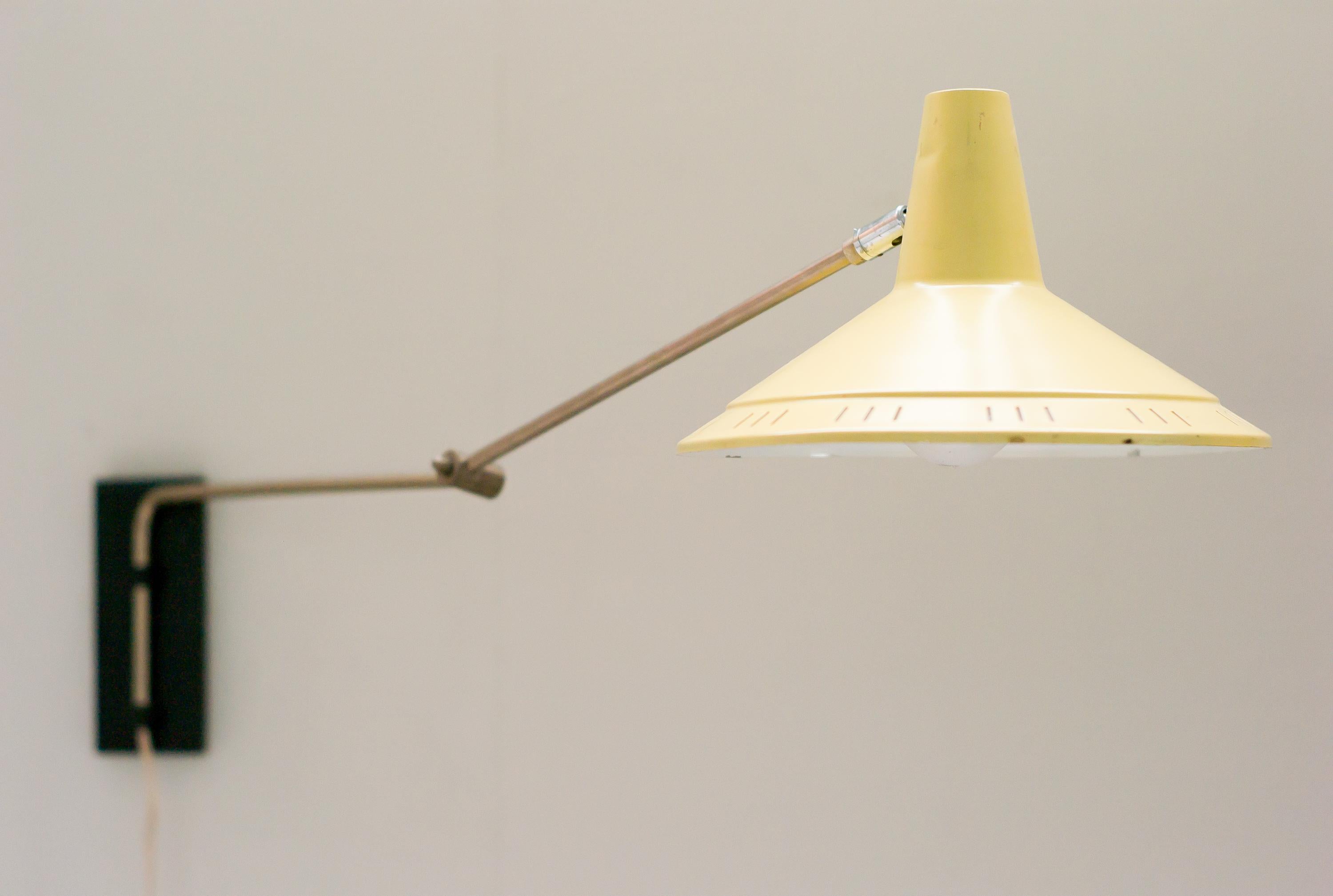 Dutch Wall Lamp In Good Condition In Dronten, NL