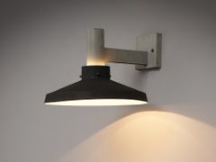 Dutch Wall Light with Textured Metal Shade