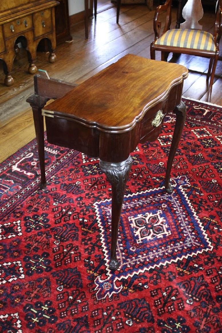 Dutch Walnut Game Table For Sale 7