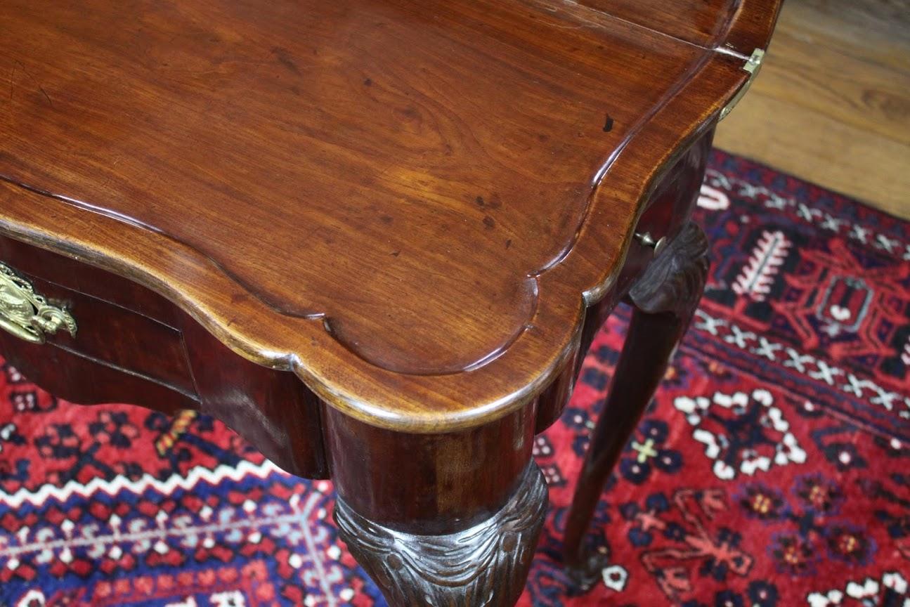 Dutch Walnut Game Table For Sale 1