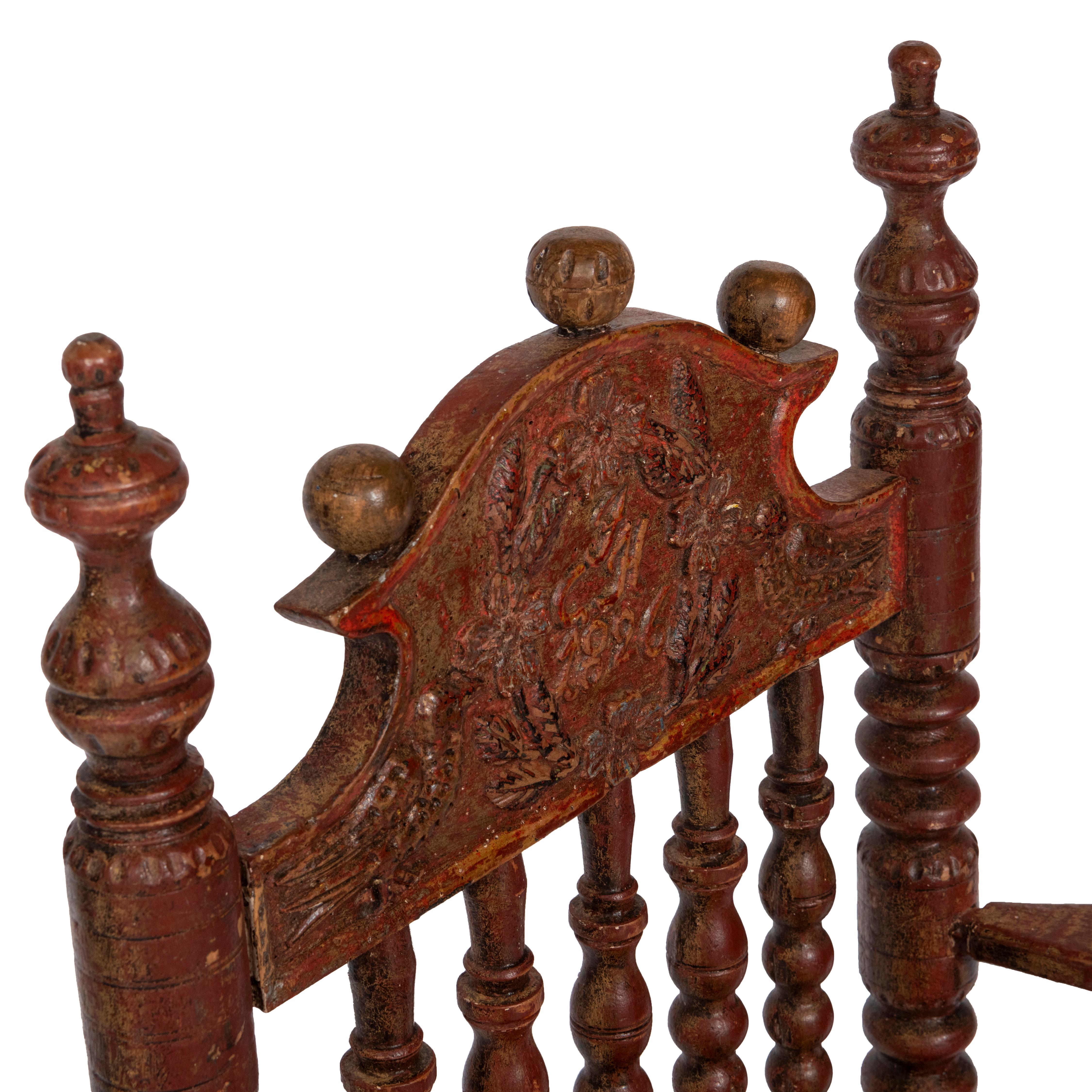 Holländischer Hochzeitsstuhl, um 1826 im Angebot 2