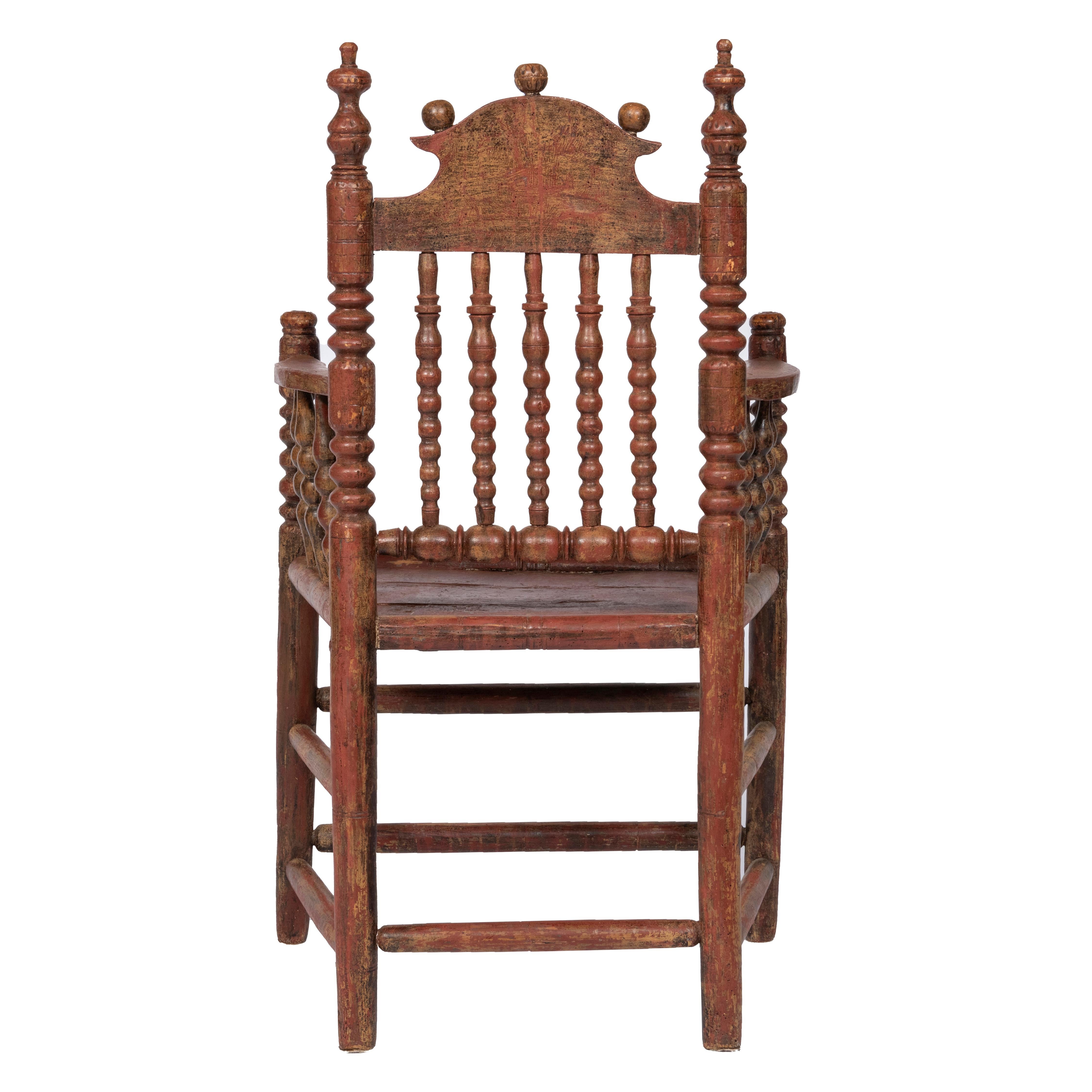 Holländischer Hochzeitsstuhl, um 1826 (Niederländisch) im Angebot