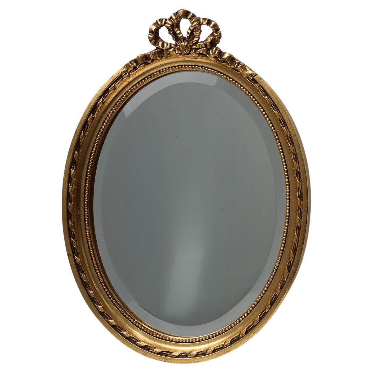 Miroir hollandais en bois et biseauté de style Louis-Philippe laqué par Pieterman, années 1950 en vente