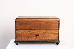 Holländische Schmuckschatulle aus Holz, 1950er Jahre