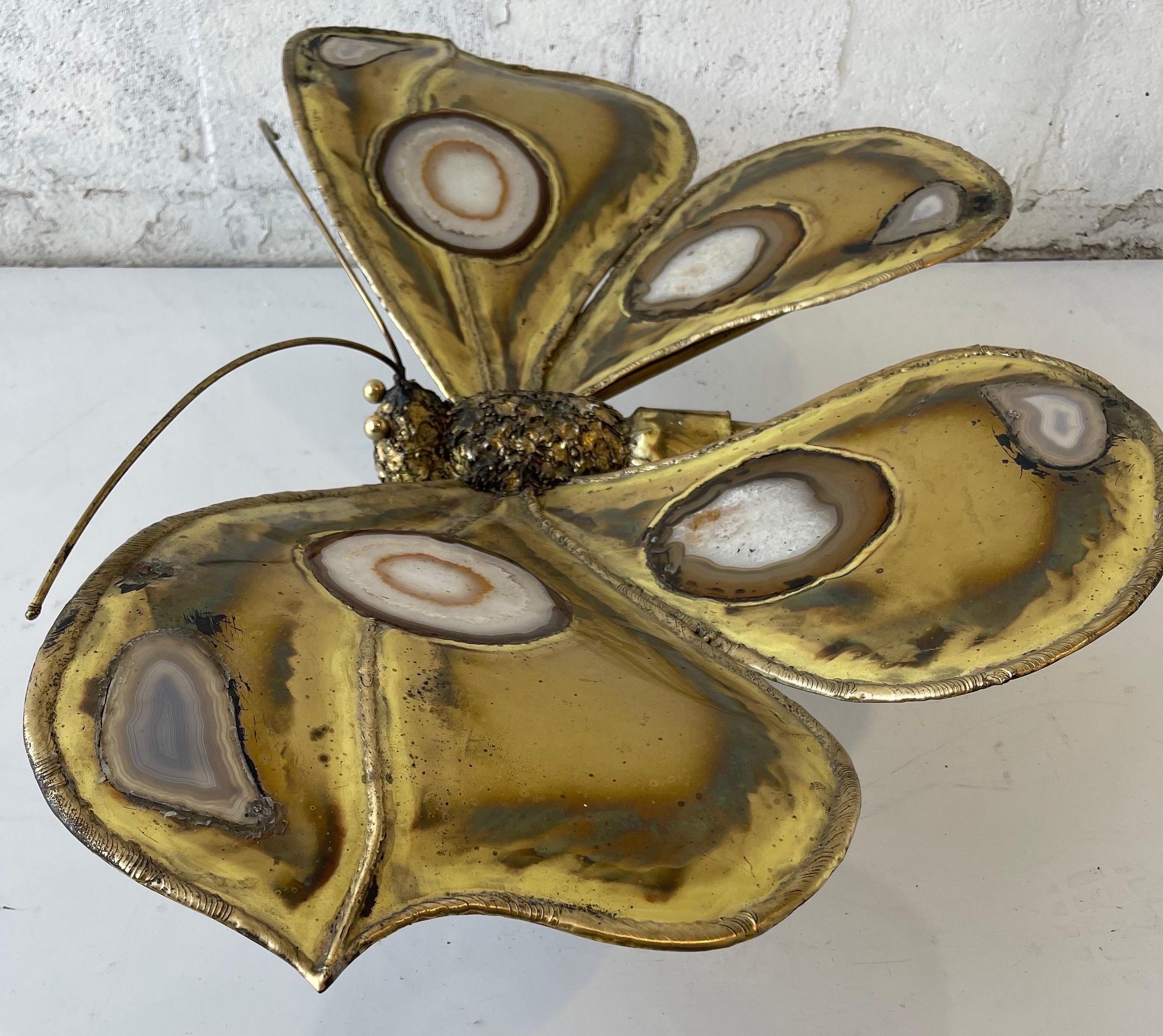 Duval Brasseur Large Butterfly Sconce or Table Lamp For Sale 7