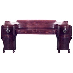 Duveen Bros Englisches Regency-Sideboard aus Rosenholz
