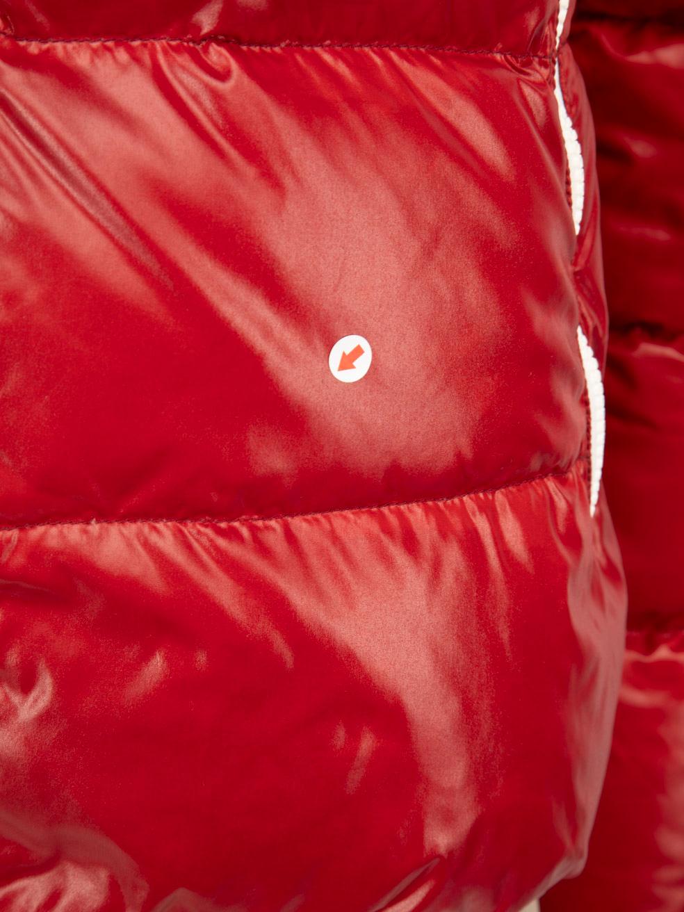 Duvetica Red Full Zip Down Puffer Coat Size XS For Sale 4