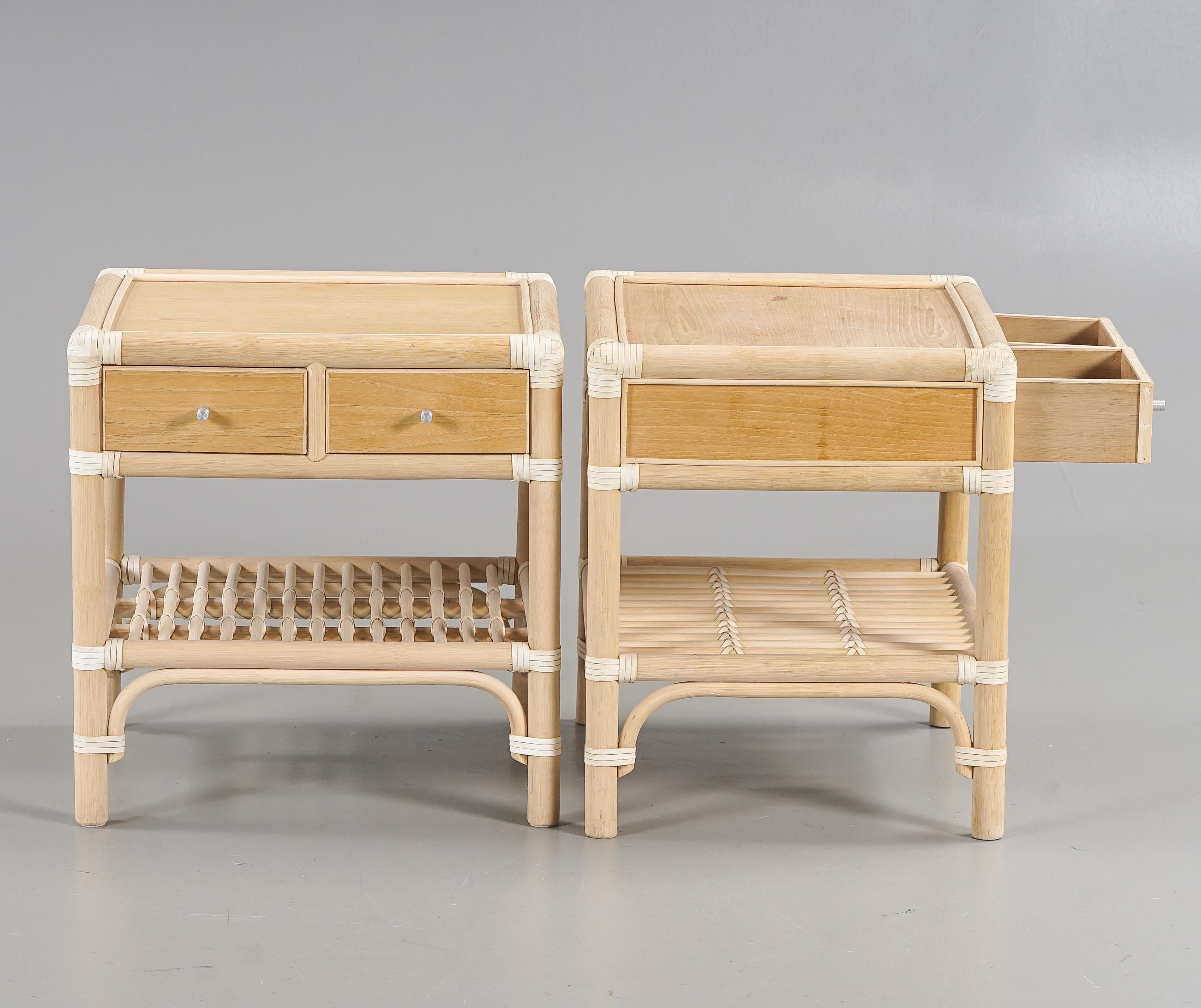 Mid-Century Modern Dux bedside tables 