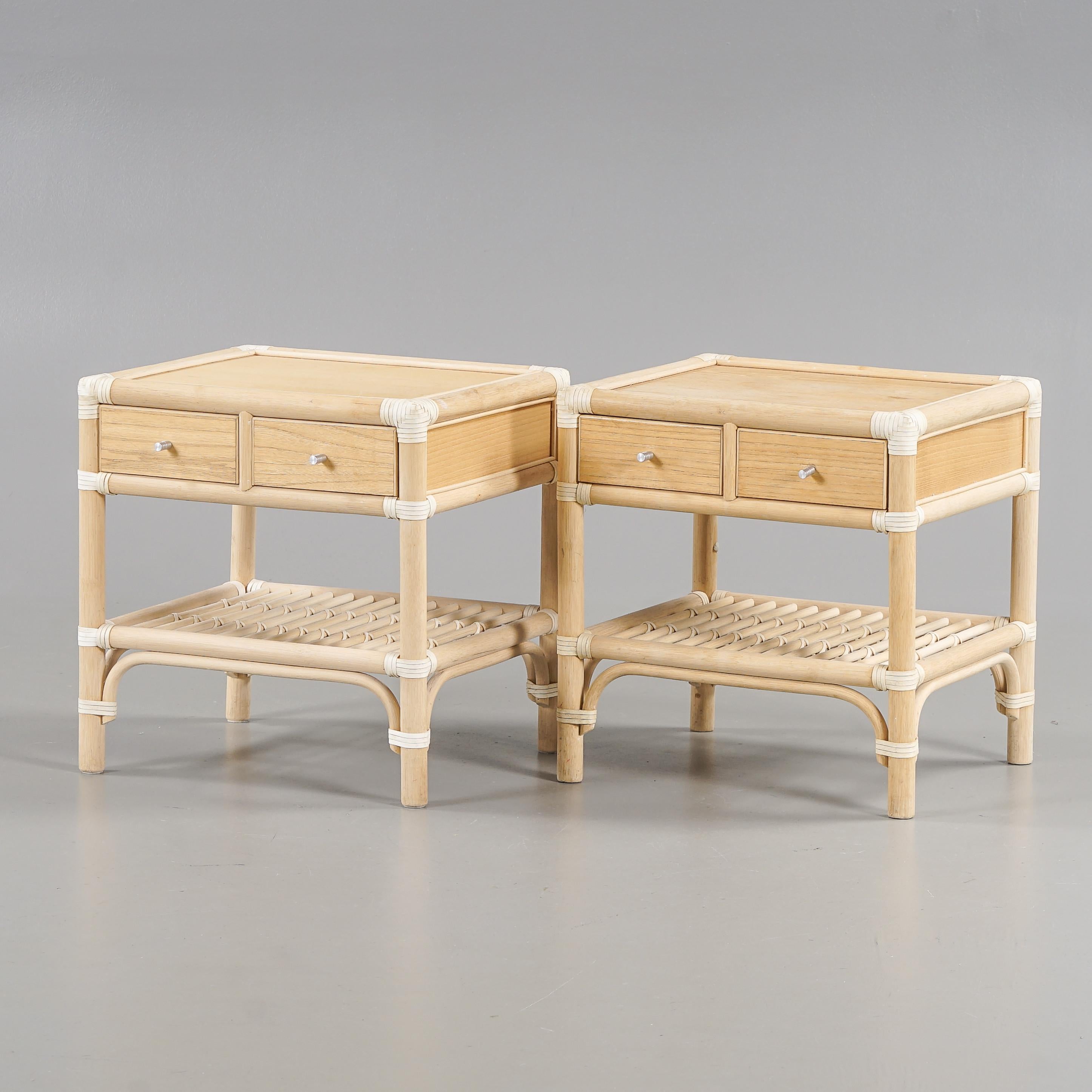 Swedish Dux bedside tables 