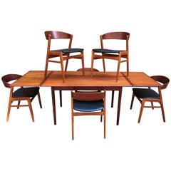 DUX Danish Modern Teak Dining Room Set