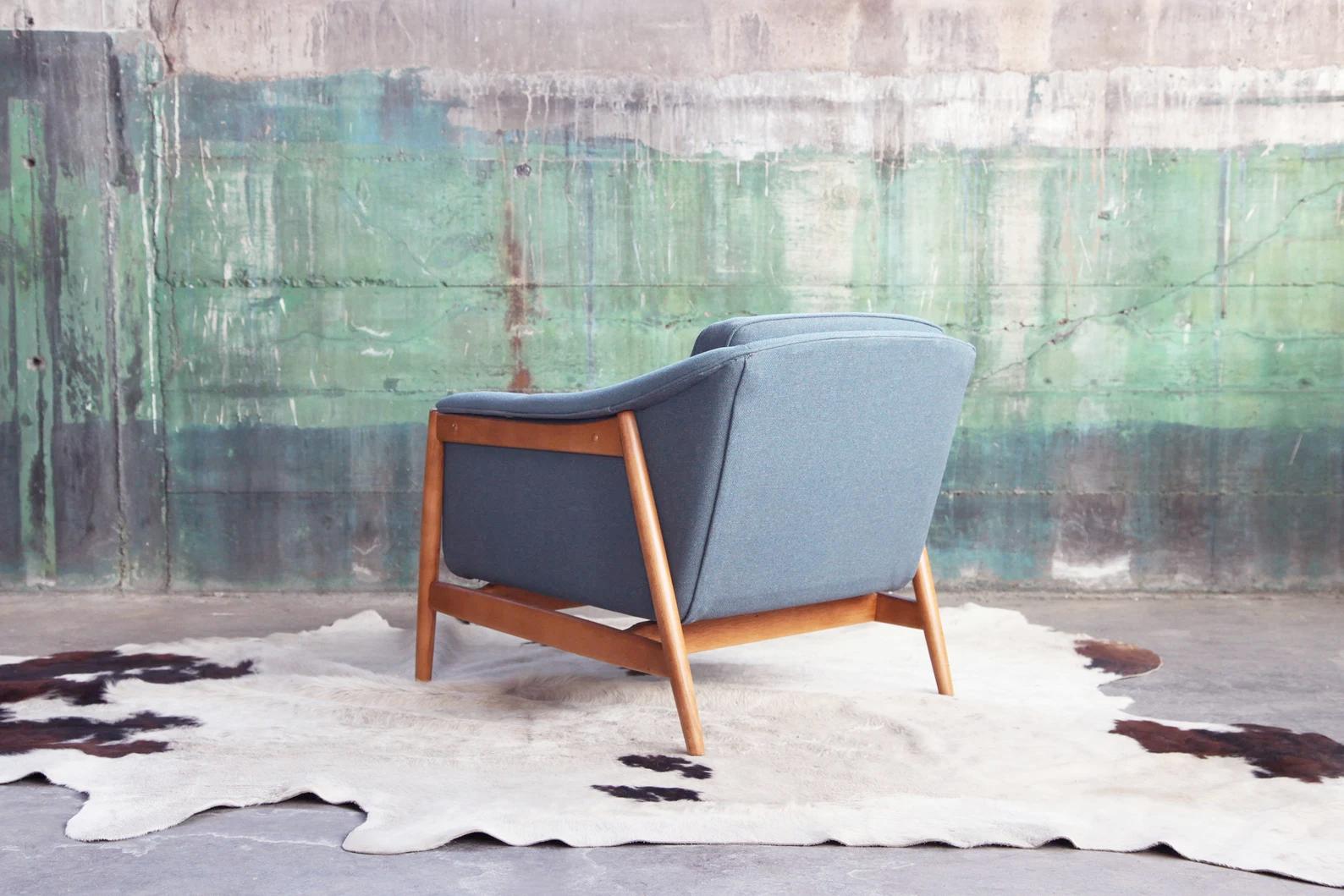 DUX Folke Ohlsson Midcentury Danish Modern Lounge Chair