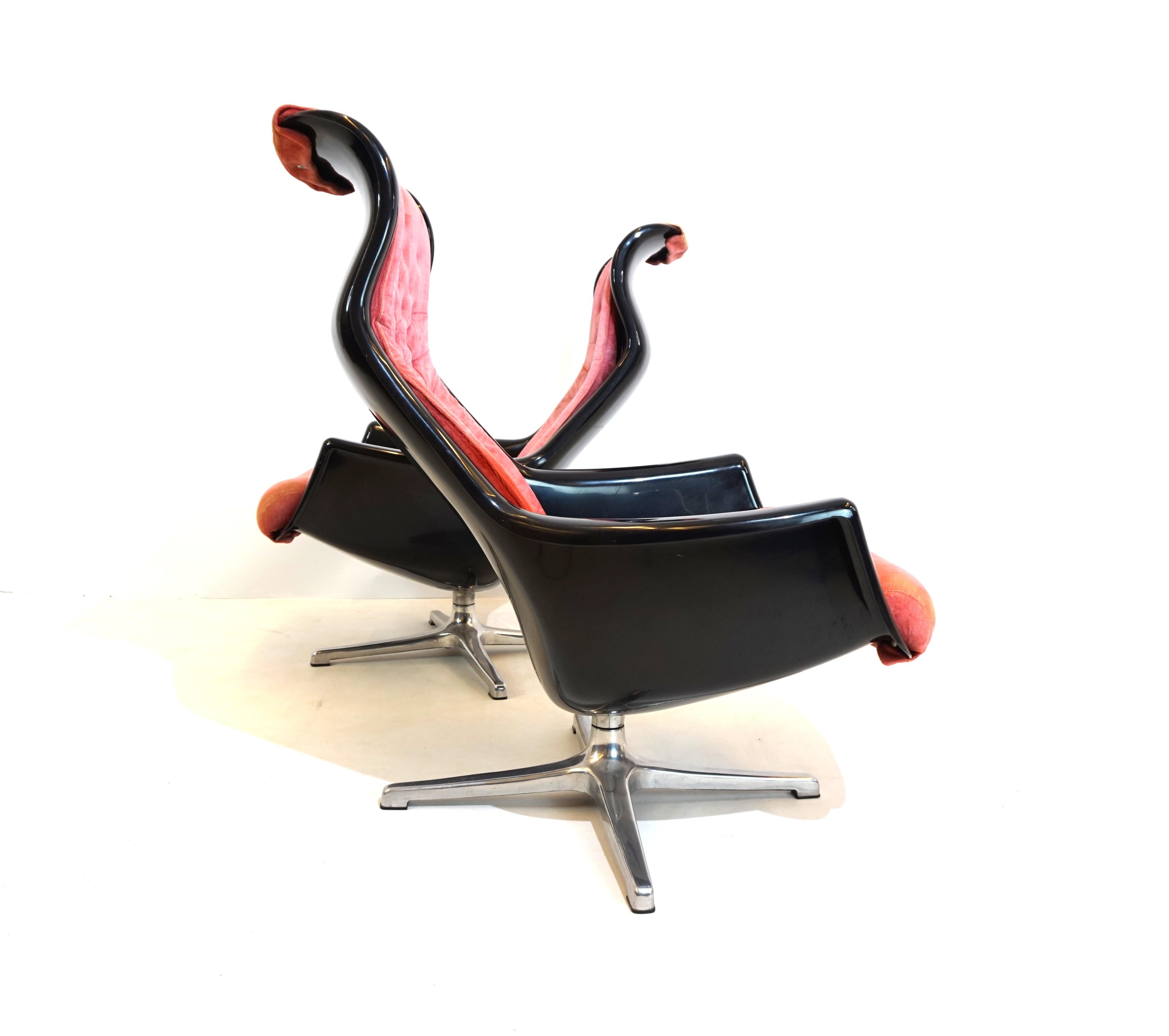 Dux Galaxy ensemble de 2 fauteuils A Space par Alf Svensson & Yngvar Sandström en vente 7