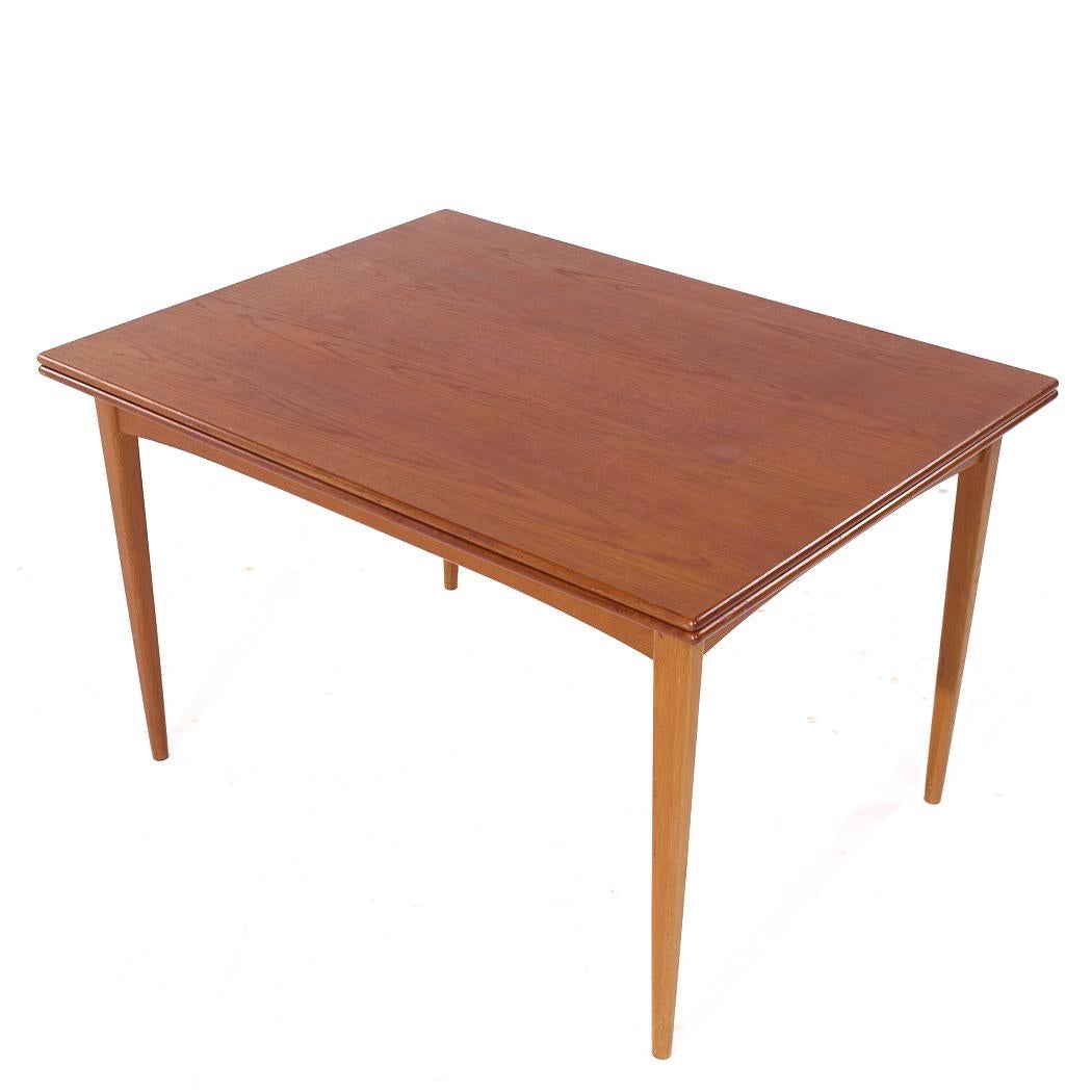 Dux Mid Century Danish Teak Flip Top Dining Table en vente 3