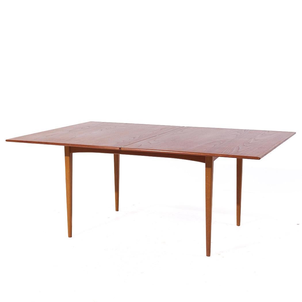 Mid-Century Modern Dux Mid Century Danish Teak Flip Top Dining Table en vente