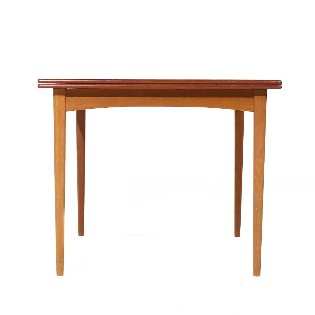 Dux Mid Century Danish Teak Flip Top Dining Table en vente 1