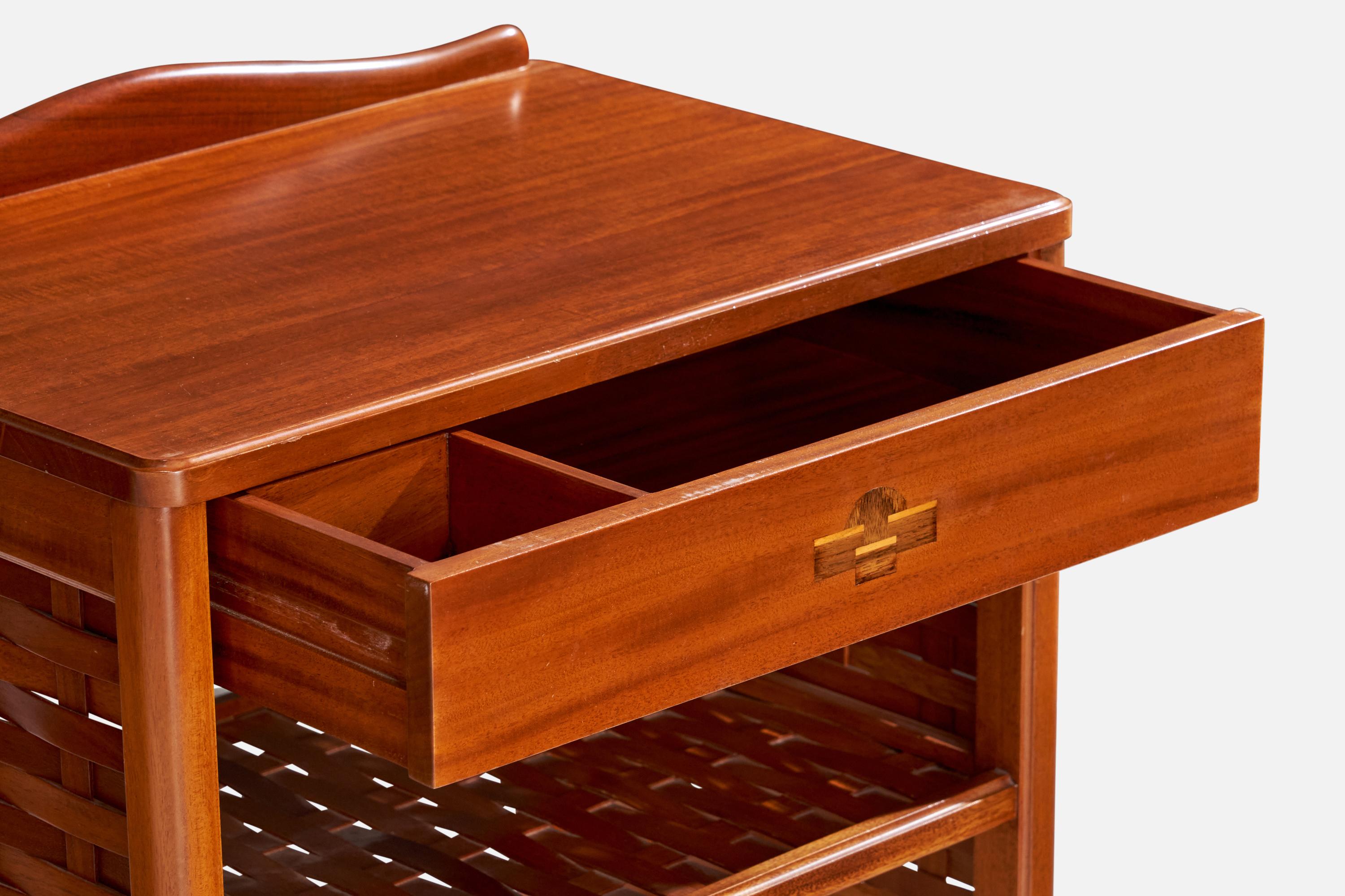 Dux, Nightstands, Wood, Sweden, 1970s For Sale 5