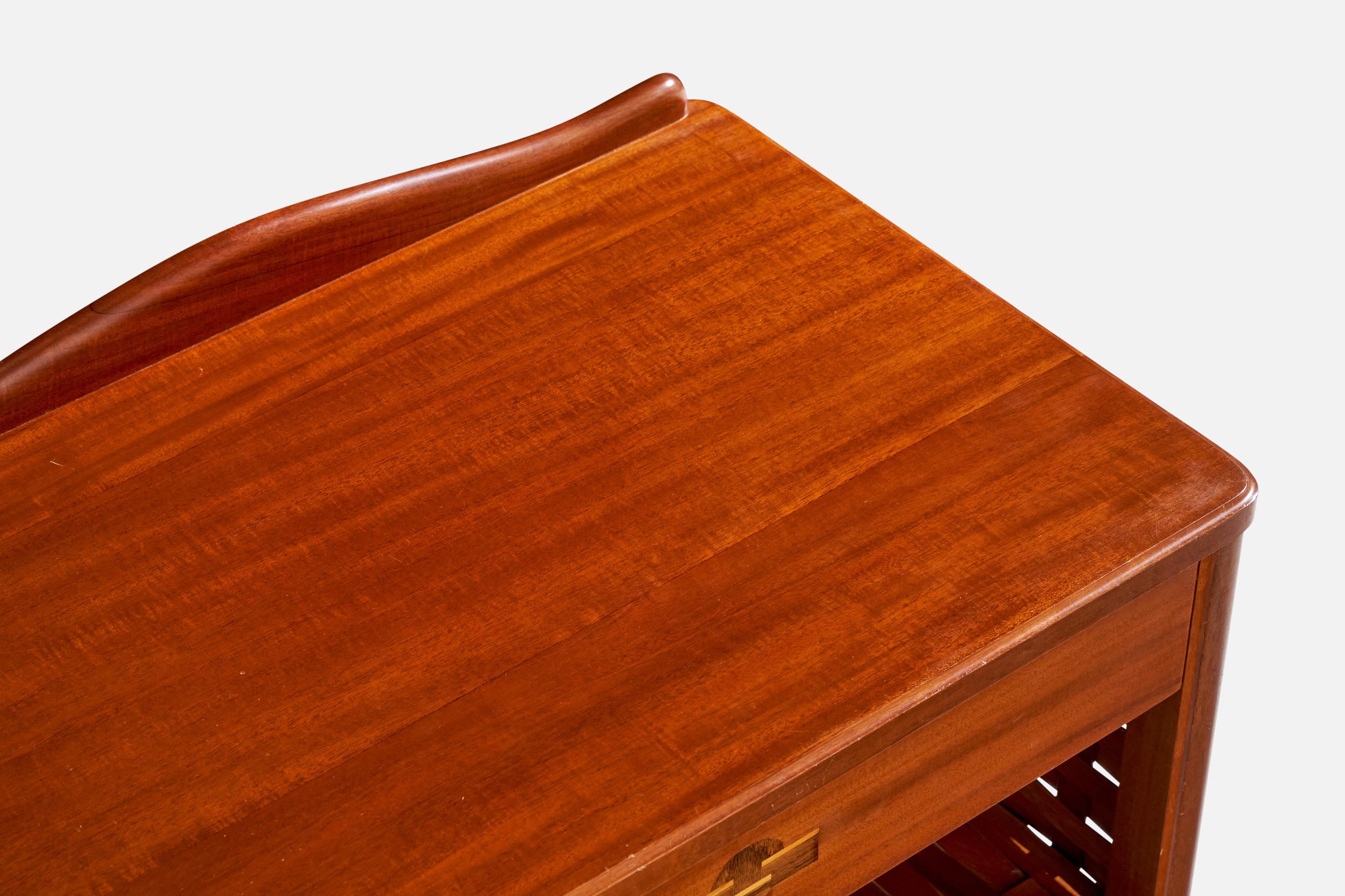 Dux, Nightstands, Wood, Sweden, 1970s For Sale 4
