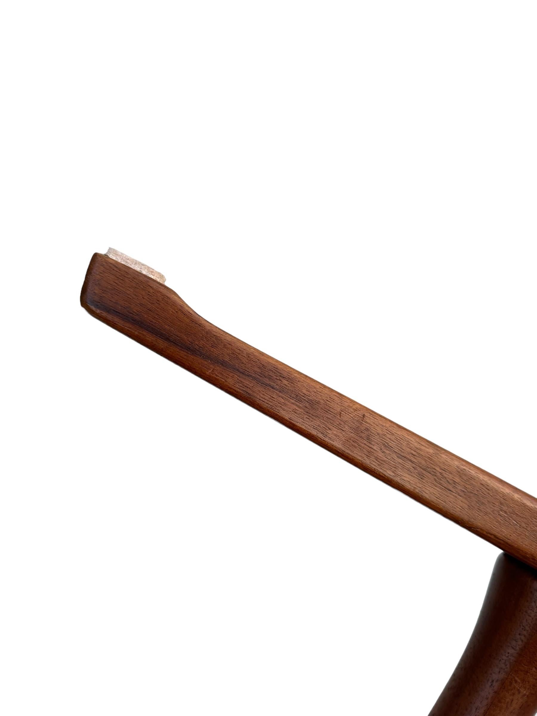 DUX of Sweden Teak Side Table of Unique Form For Sale 10