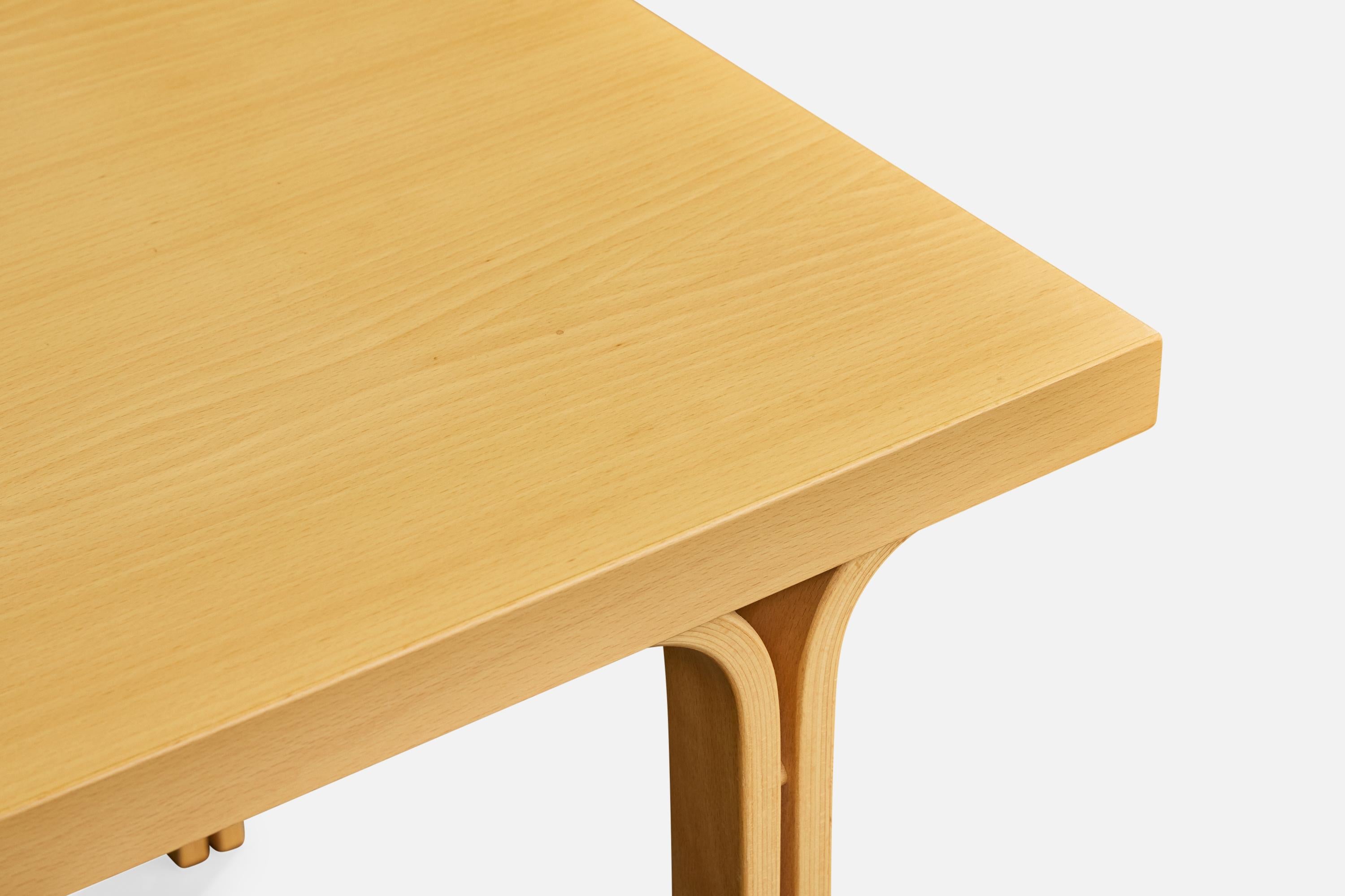 Dux, Side Tables, Beech, Sweden, 1990s For Sale 3