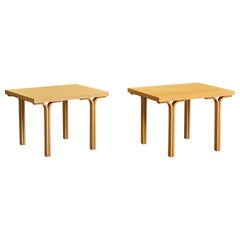 Dux, Side Tables, Beech, Sweden, 1990s