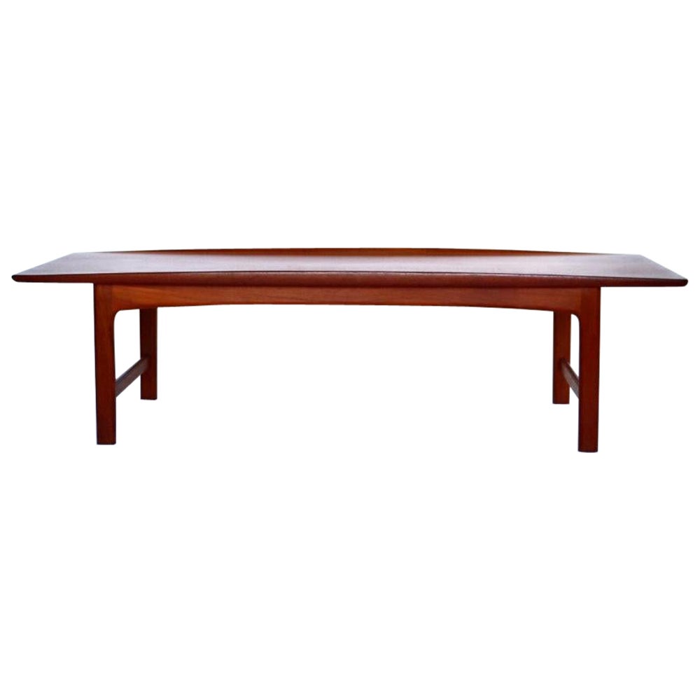 DUX Surfboard Coffee Table in Teak by Folke Ohlsson