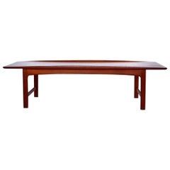 DUX Surfboard Coffee Table in Teak by Folke Ohlsson