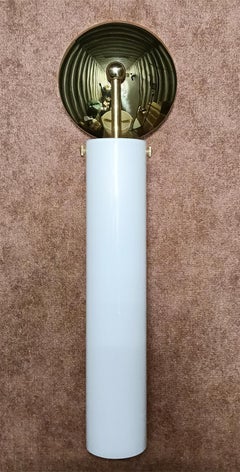 DVA wall sconce in glass and brass, nickel or chrome - by Candas Design