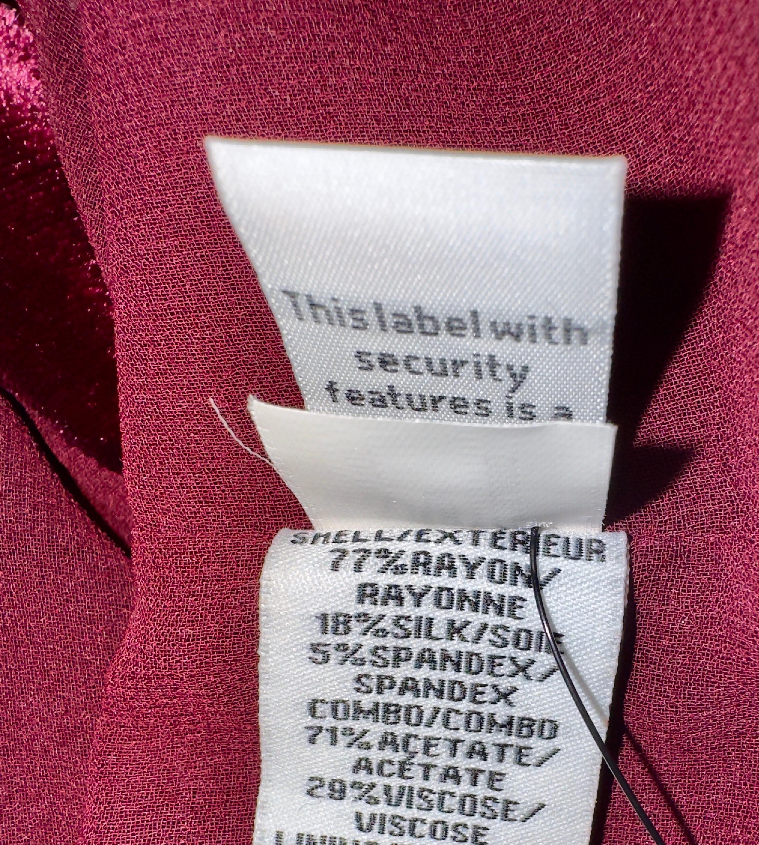 DVF Diane von Furstenberg - Vestito a portafoglio in velluto bordeaux 2 in vendita 6