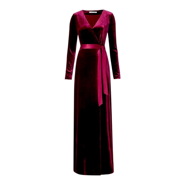 princess polly baby blue dress Burgundy Velvet Wrapped Bridesmaid Dresses Long Sleeves P685 –  promboutiqueonline main image 1