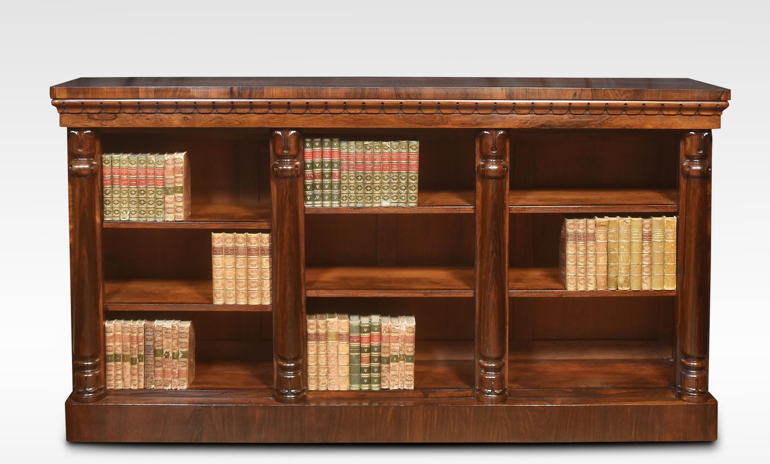 19th Century Dwarf Open Bookcase