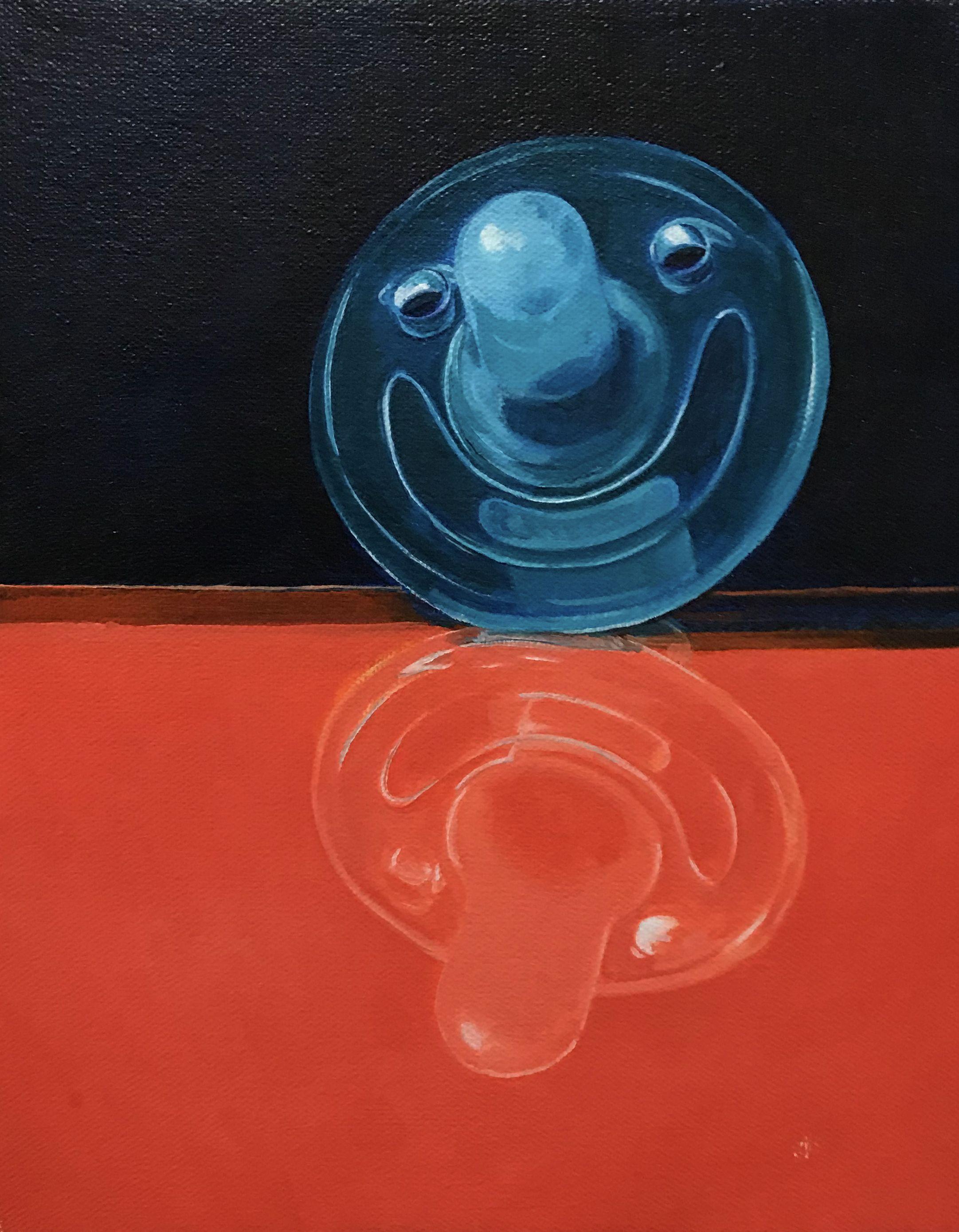 Pacificato, Pittura, Olio su tela - Painting di Dwayne Wolff