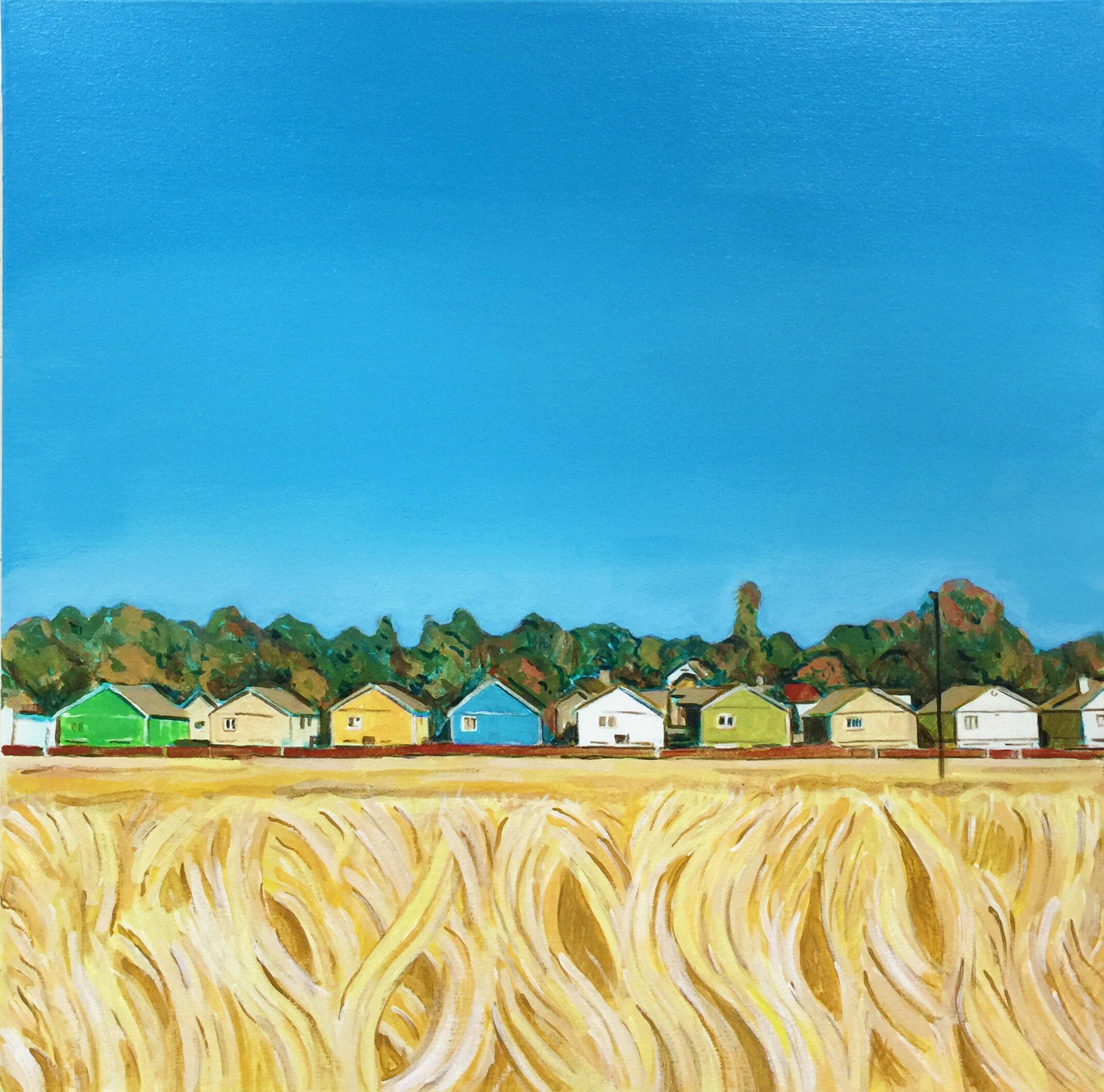 Ticky Tackey, Gemälde, Acryl auf Leinwand – Painting von Dwayne Wolff