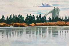 Walton-Teich, Gemälde, Acryl auf Leinwand