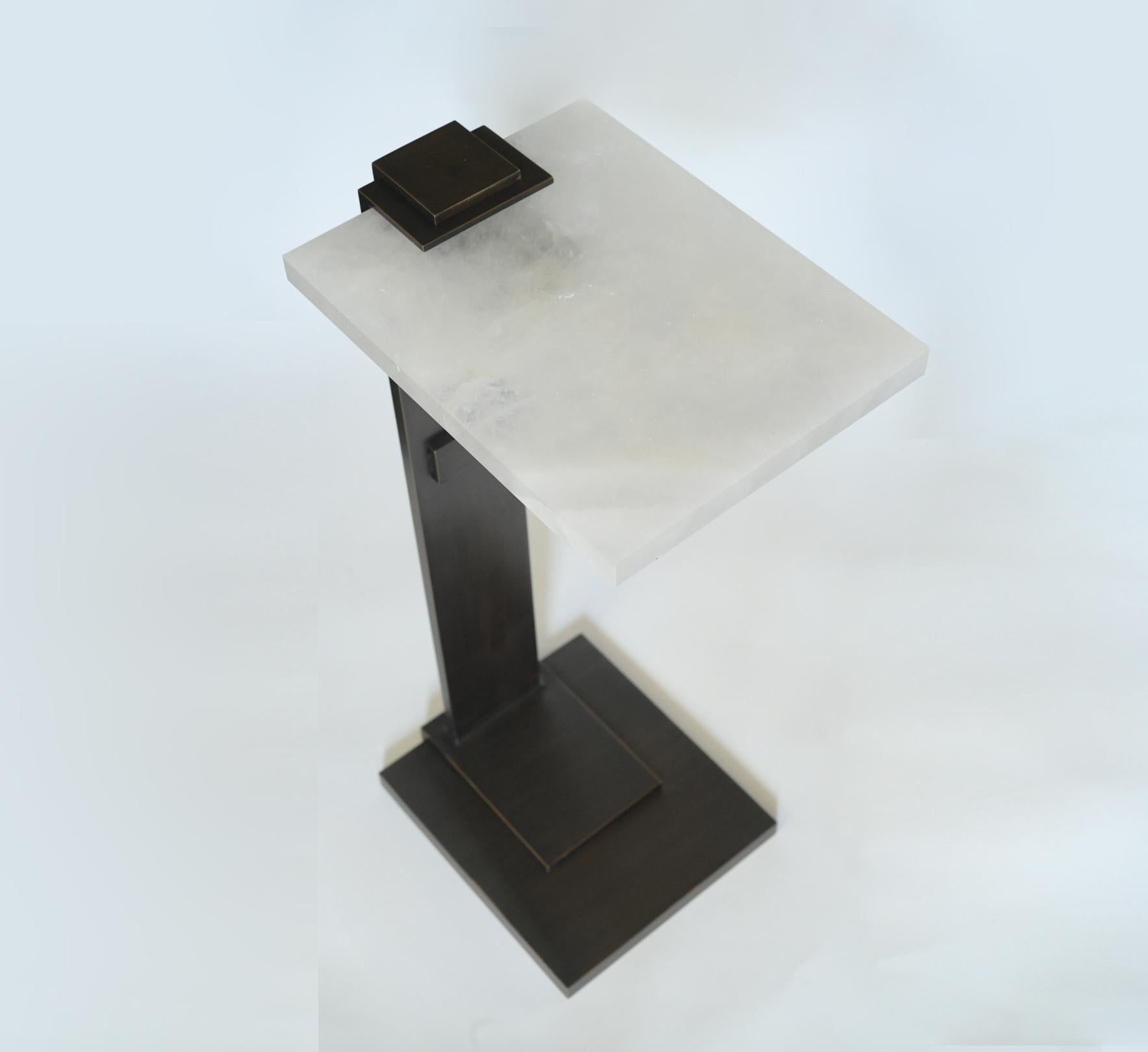 DWD Rock Crystal Drinking Tables by Phoenix In Excellent Condition For Sale In New York, NY