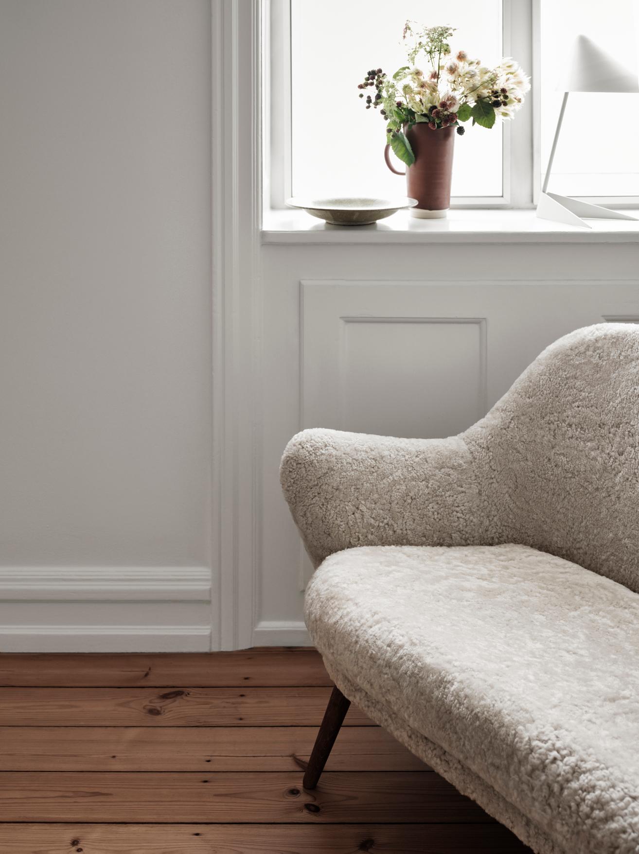 Dwell 2 Seater Sheepskin Moonlight by Warm Nordic 2