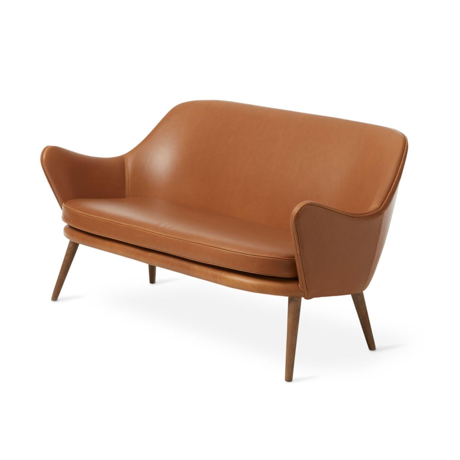 Post-Modern Dwell 2 Seater Silk Camel by Warm Nordic