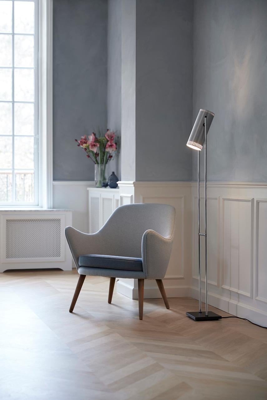 Dwell Lounge Chair Ciano chiaro Ciano scuro by Warm Nordic in vendita 1