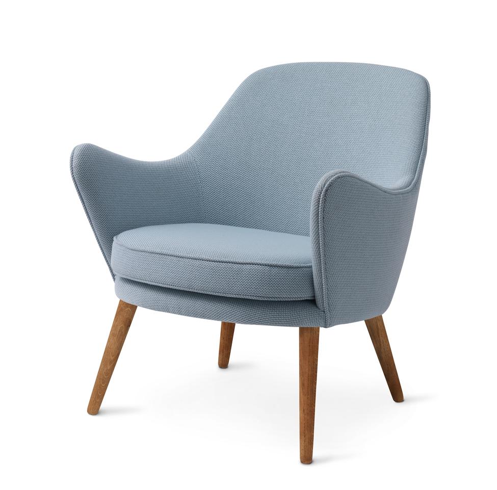 Post-Modern Dwell Lounge Chair Minty Grey by Warm Nordic For Sale