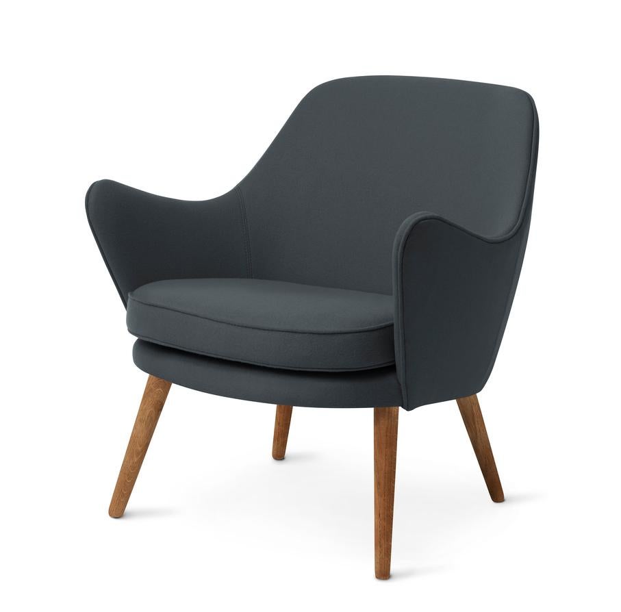 Post-Modern Dwell Lounge Chair Petrol by Warm Nordic For Sale