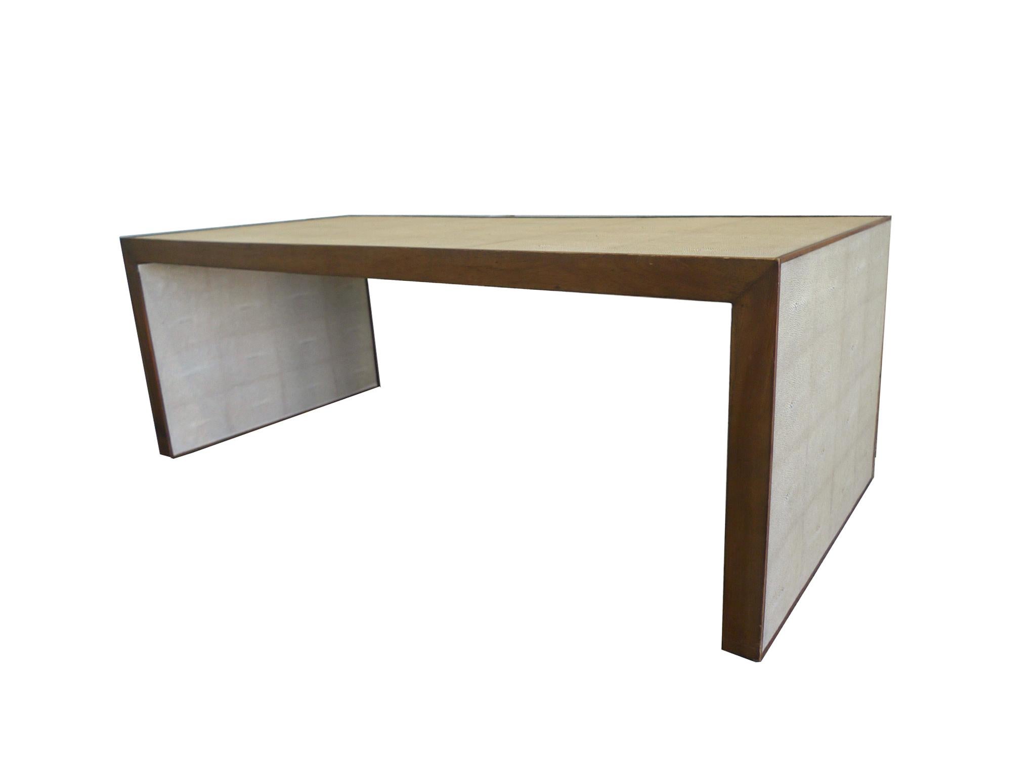 dwell walnut coffee table