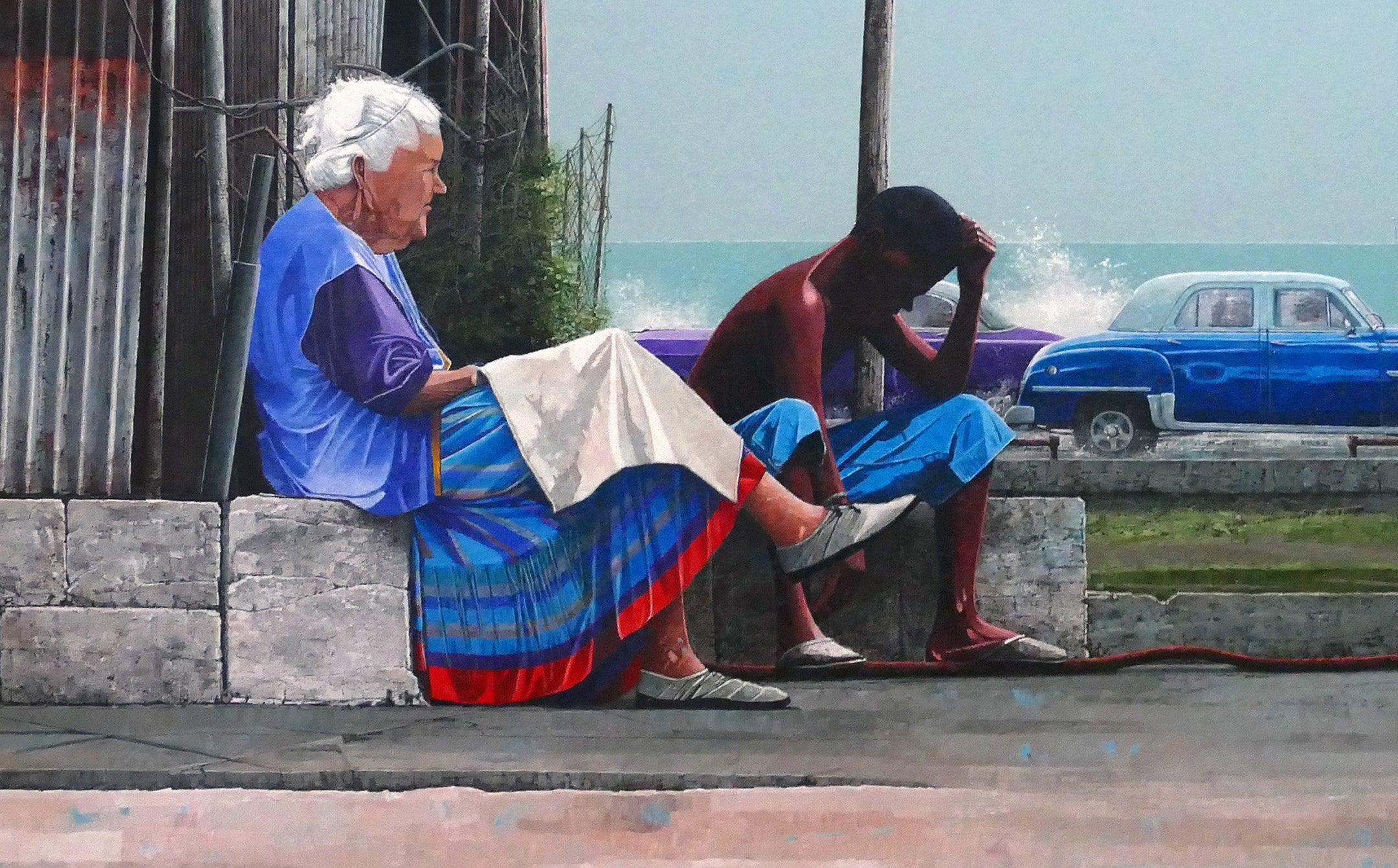 'Un momento di passaggio' 2021- Acrilico- Firmato - Painting Contemporaneo di Dwight Baird
