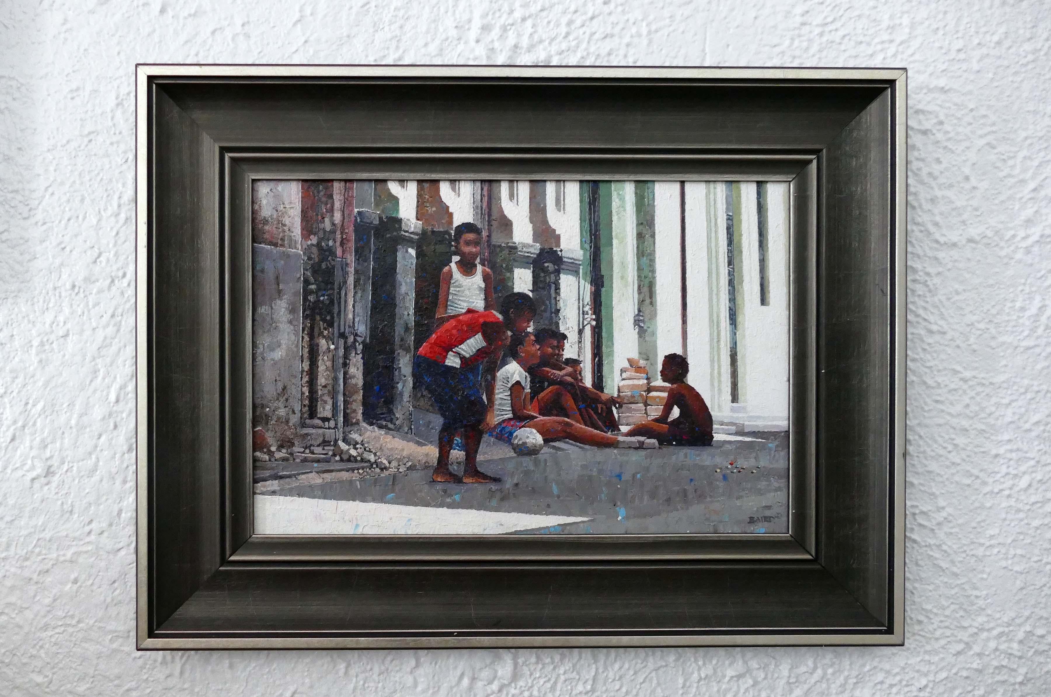Baird-'Playing For Keeps' 2018- Acrylic- Signed - Painting by Dwight Baird