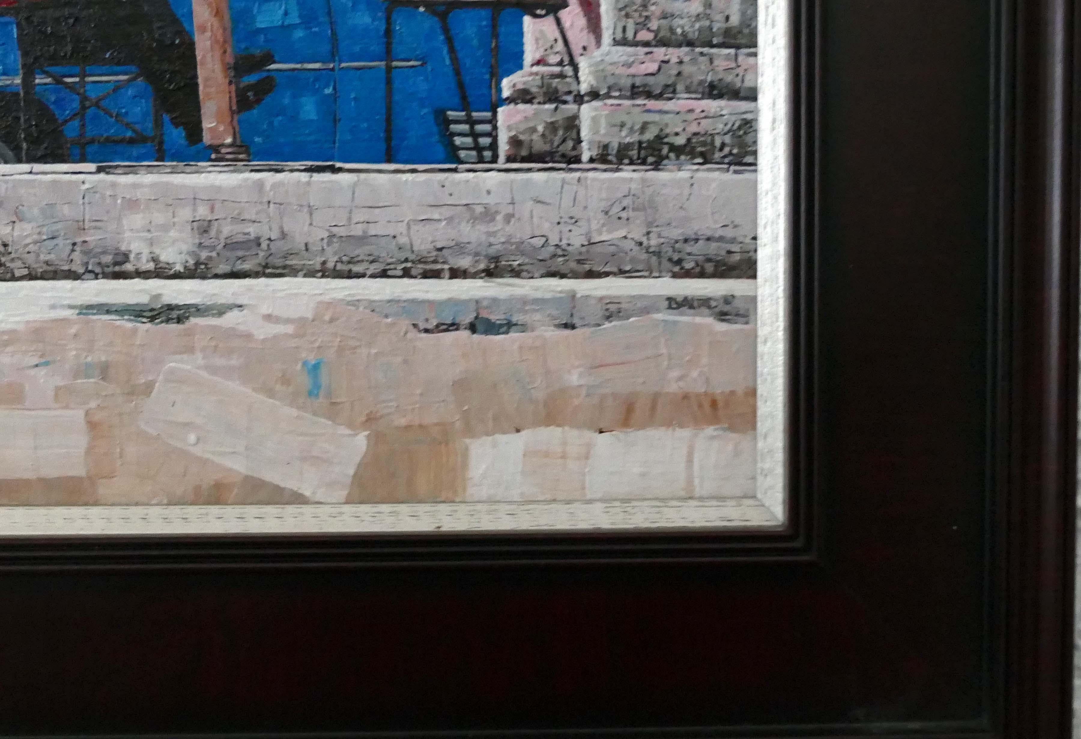 La Habana, Cuba - A menudo me refiero a este cuadro como una composición invertida - la mayoría de los artistas lo habrían pintado desde el otro lado de los pilares. Pero me gustó la composición, la luz y el deterioro de los pilares que enmarcan a