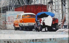 'Dead End Orange' 2020- Acrylic- Signed