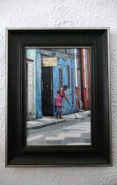 'La pizza di Don Tin' 2017- Acrilico- Firmato