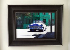 Dwight Baird Havana Cuba Green Light Acrylic on Masonite