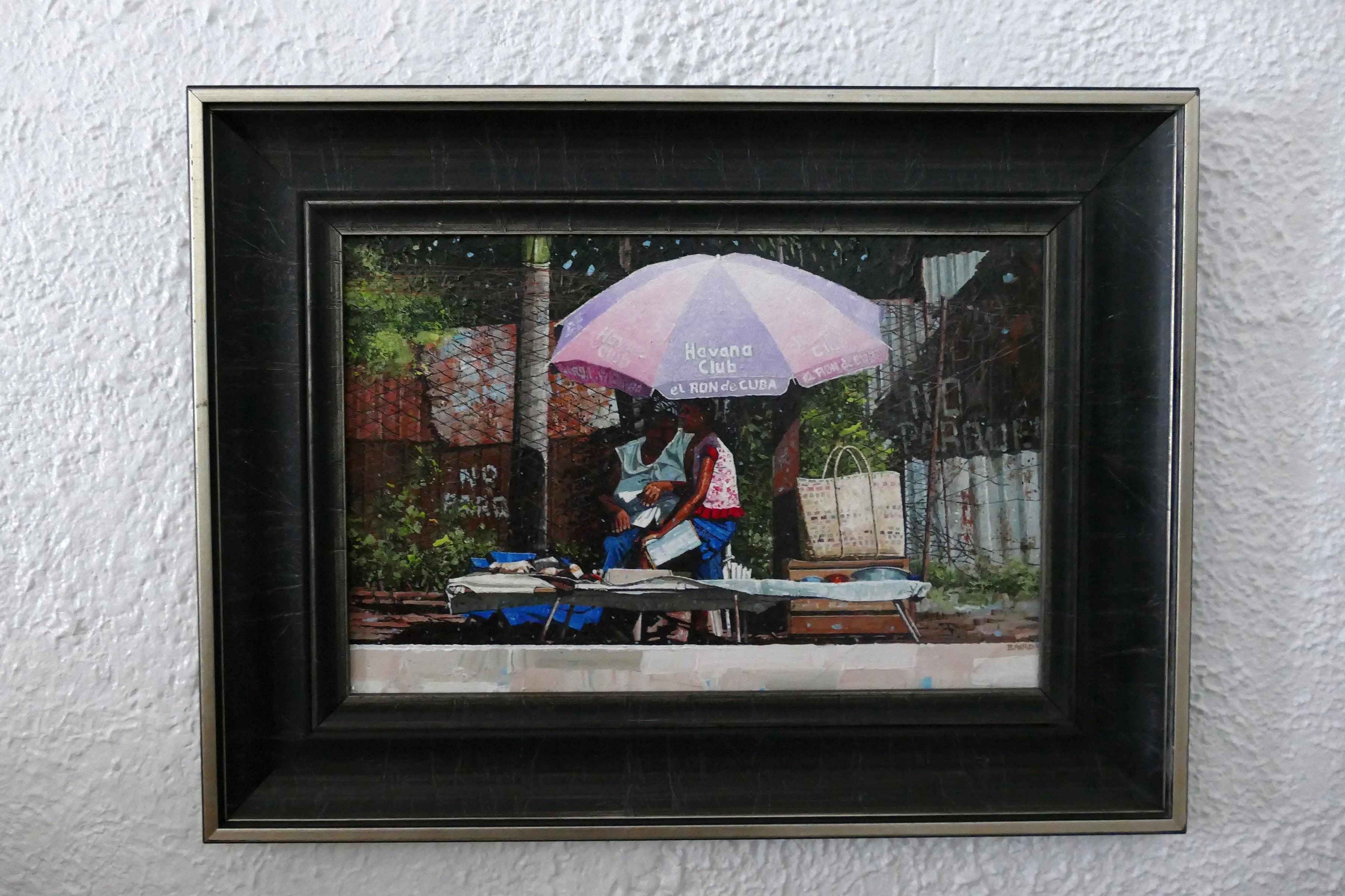Dwight Baird  'Mother And Child' 2015- Acrylic- Signed For Sale 1