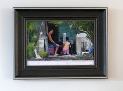 Dwight Baird Mucha Calor! Costa Rica Acrylic on Masonite