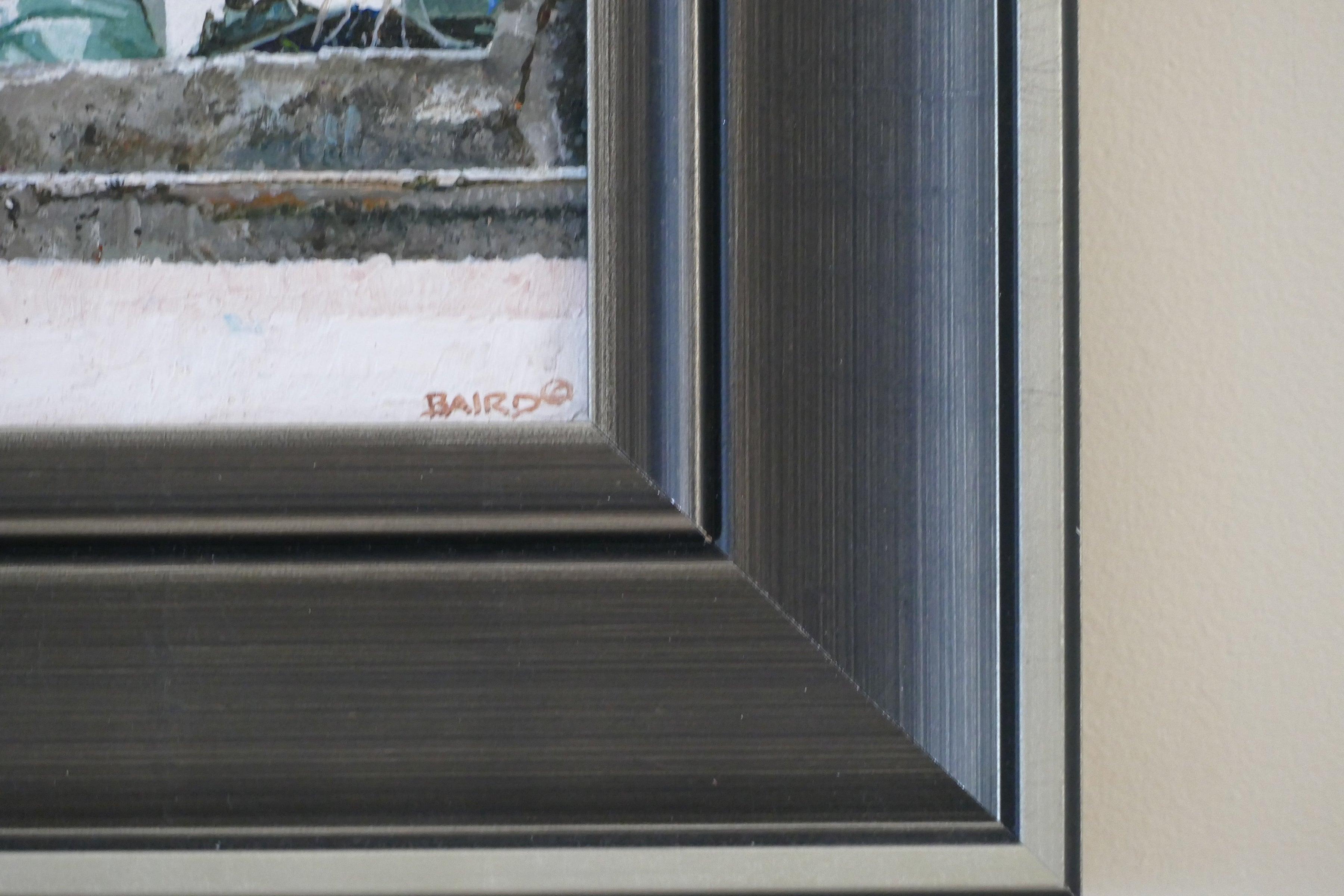 Dwight Baird Mucha Calor! A. Costa Acrilico su masonite in vendita 4